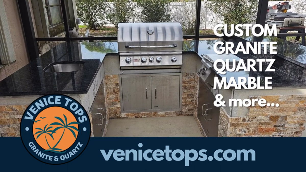 Steel Gray Outdoor Kitchen